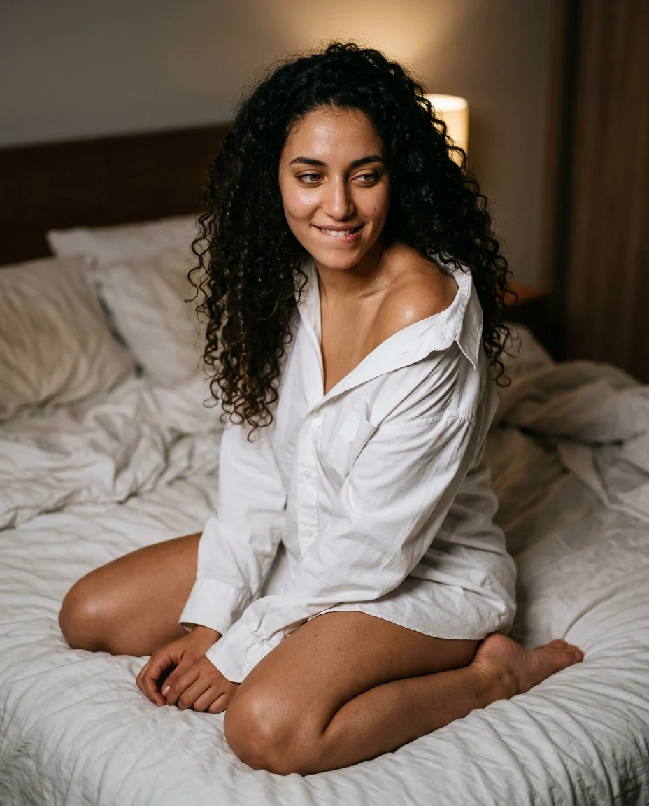 Une membre de Sexfriendflirt, le soir